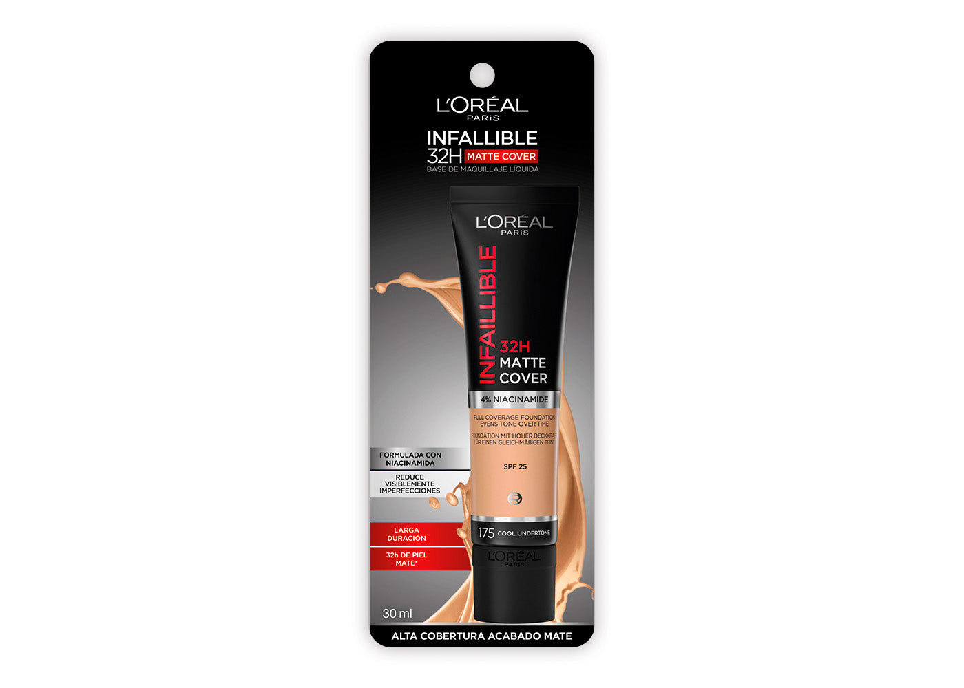 INFALLIBLE 32H BASE DE MAQUILLAJE 175 1PZA